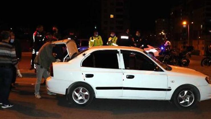 Polisin dur ihtarına uymayan otomobildekiler 20 kilometre kaçabildi