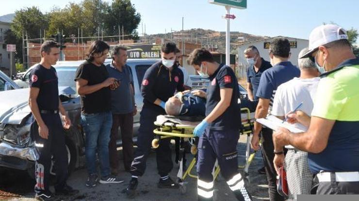 Gazipaşada trafik kazası: 1 yaralı