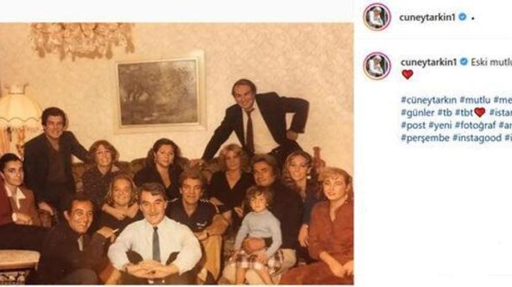 Cüneyt Arkın, Yeşilçamın yıldızlarıyla çekilen fotoğrafı paylaştı