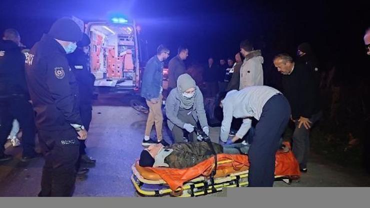 Otomobil ile motosiklet çarpıştı: 2 yaralı