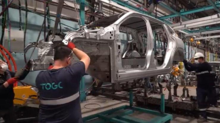 Türkiyenin yerli otomobili TOGGdan son görüntüler