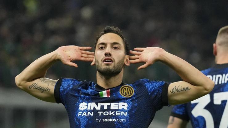 Hakan Çalhanoğlunun golü Intere yetmedi
