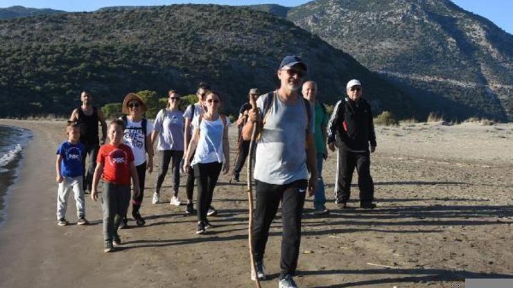 Öğretmenlerden Likya Yolu farkındalık yürüyüşü