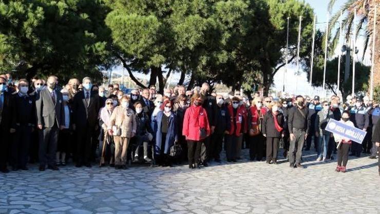 Atatürk Foçada saygı, özlem ve minnetle anıldı