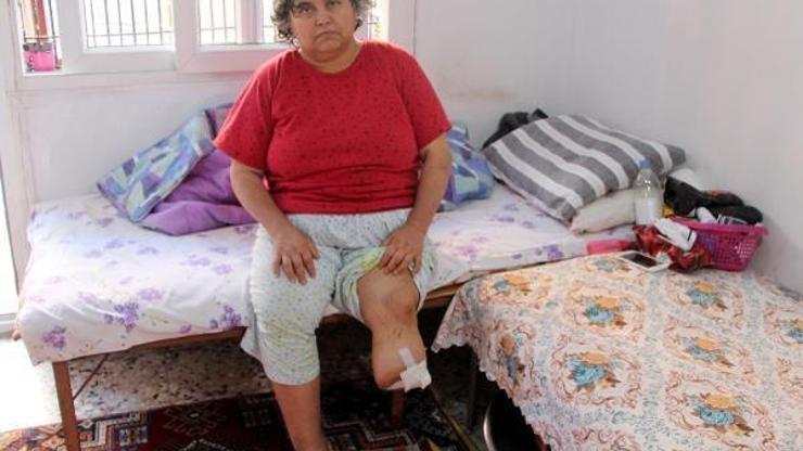 Ayağı kesilen diyabet hastası, protez bacak için yardım bekliyor