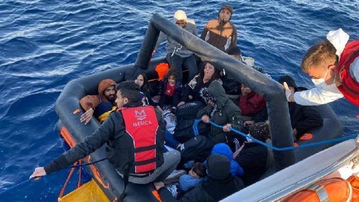 Bodrumda 44 kaçak göçmen kurtarıldı