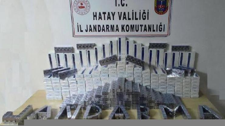 Hatay’da kaçak sigara operasyonu