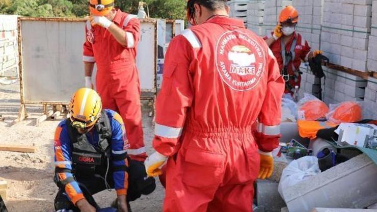 Gönüllü arama kurtarma ekibi pratik eğitimlere başladı