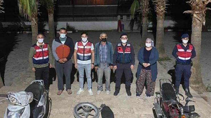 Jandarma, motosiklet hırsızlarını yakaladı
