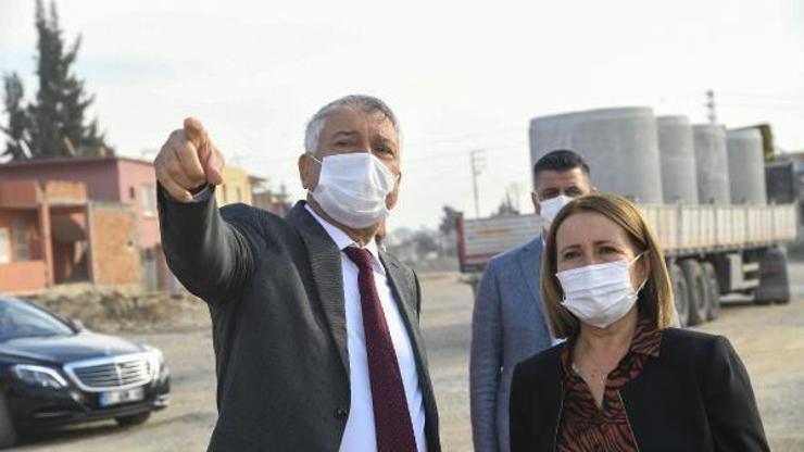 Adana’nın dört bir yanında altyapı ve yol çalışmaları sürüyor