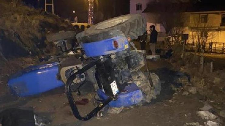 Sivas’ta traktör devrildi: 1 ölü, 1 yaralı