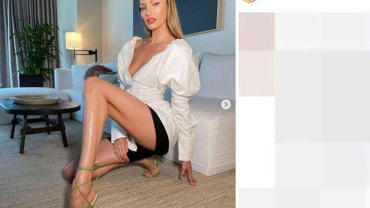Candice Swanepoel Miami sahillerinde