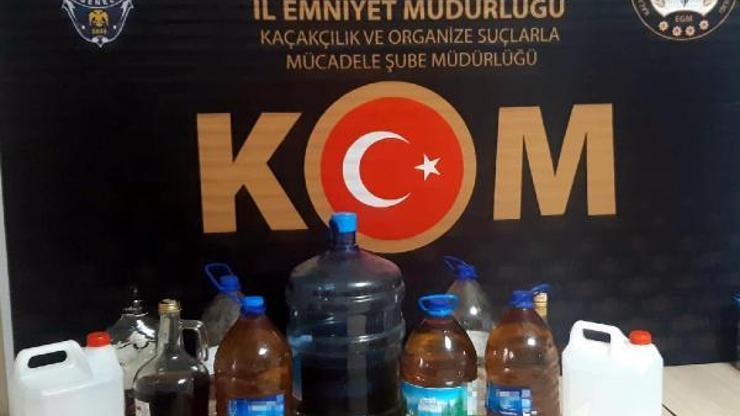 Muğladaki sahte içki operasyonlarında 15 tutuklama