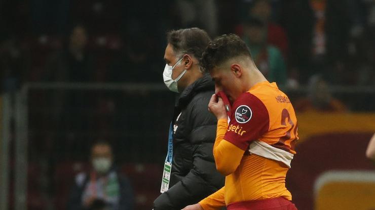Galatasaraylı Işık Kaan ilk maçında sakatlandı