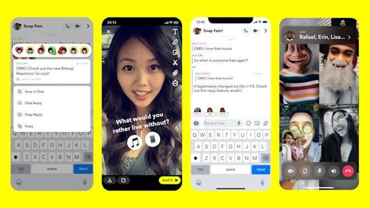 Snapchat yeni yılı bir dizi yeni özellikle karşılıyor