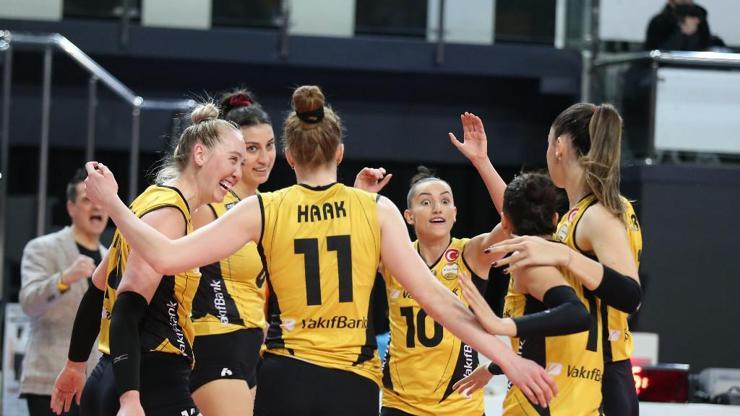 VakıfBank Eczacıbaşına set vermedi
