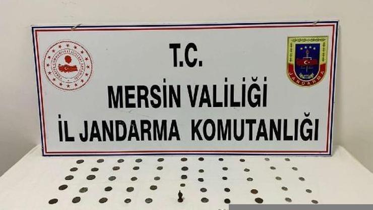 Mersinde tarihi eser kaçakçısı suçüstü