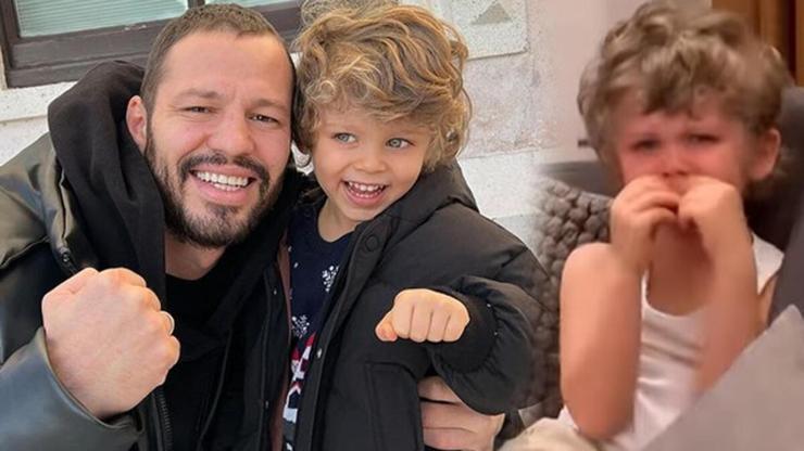 Survivor Atakan oyun kaybetti oğlu gözyaşlarına boğuldu