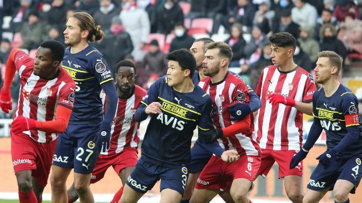 Demir Grup Sivasspor - Fenerbahçe: 1-1