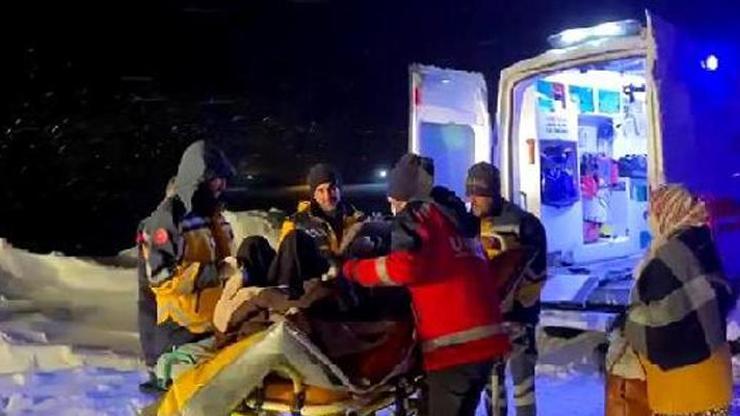 Ekipler, 9 aylık hamile kadın için seferber oldu