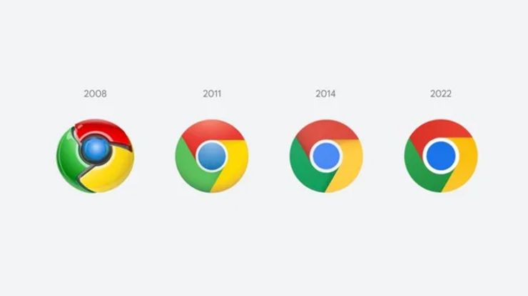 Chrome simgesini değişti
