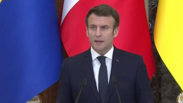 Macrondan Kievde önemli açıklamalar: Ukraynanın yanındayız