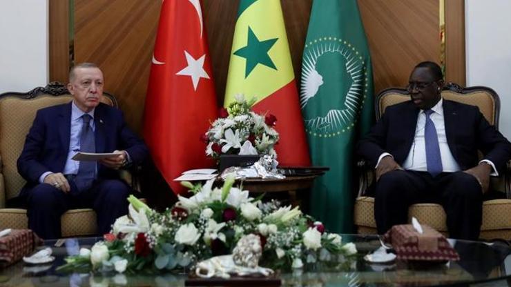 Cumhurbaşkanı Erdoğan, Senegal Cumhurbaşkanı Sall ile görüştü