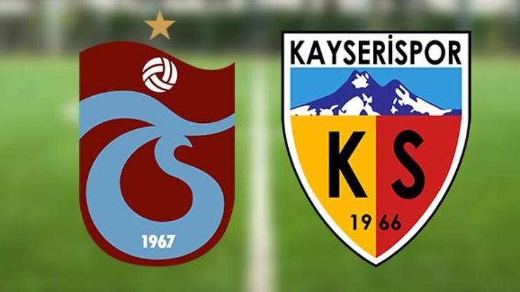 Trabzonspor Kayserispor maçı canlı yayın ne zaman, saat kaçta TS Kayseri maçı muhtemel 11’leri