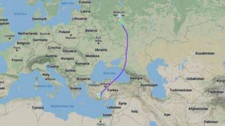 Ukrayna hava sahası kapanınca, Antalya- Moskova uçuşu 2 saat uzadı