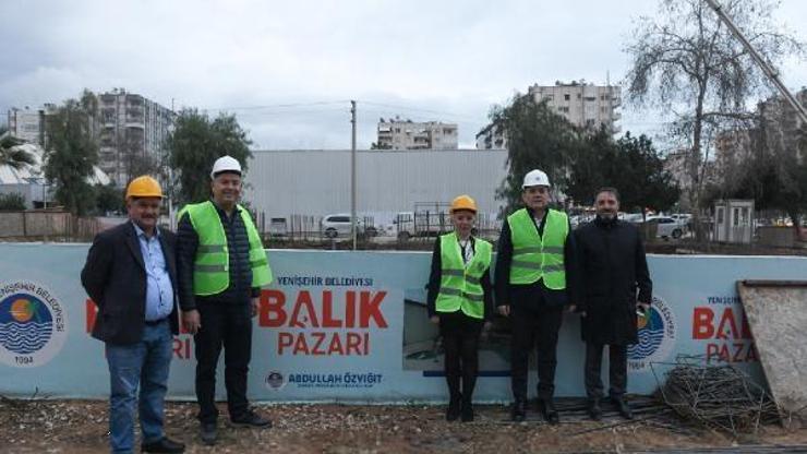 Yenişehir Belediyesi Göçmen Balık Pazarının temeli atıldı