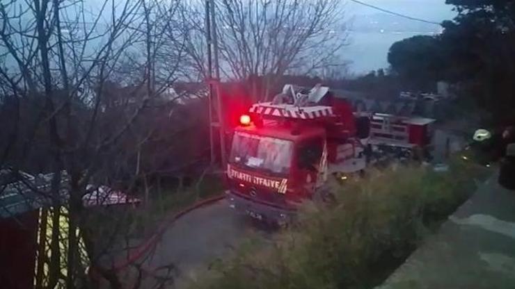 Kınalıada’da yangın paniği