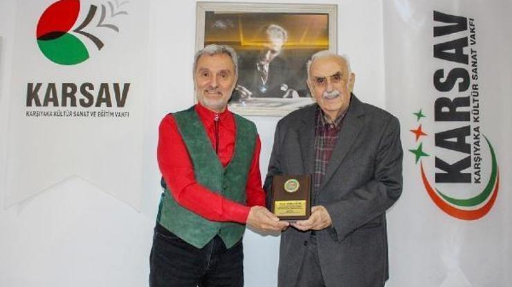 İzmirli usta spor yazarı Ertaça şükran plaketi
