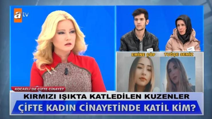 Emine Çöp ve Tuğçe Semiz kimdir Müge Anlı Yağmur Ellek gündem oldu Emine Çöp Tuğçe Semiz instagram adresleri