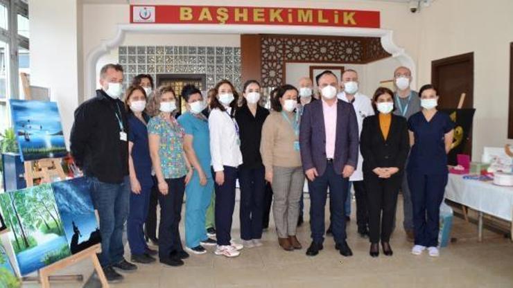 AMATEM hastalarından çok özel bir sergi