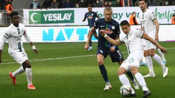 Çaykur Rizespor - GZT Giresunspor: 1-2