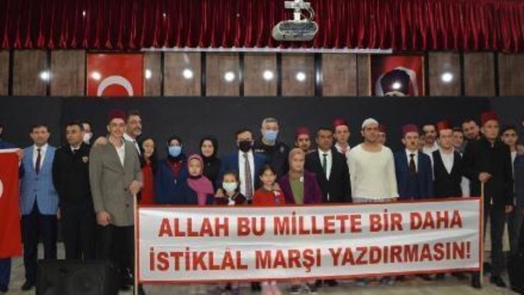 Korkutelide İstiklal Marşının kabulünün 101inci yılı kutlandı