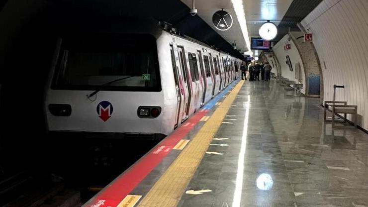 Metro arızası nedeniyle seferler yapılamıyor