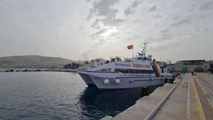 Kuşadası’ndan Yunanistana feribot seferleri başladı