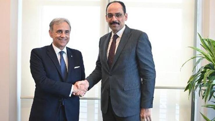 Sözcü Kalın, İtalya Dışişleri Genel Sekreteri Sequi ile bir araya geldi