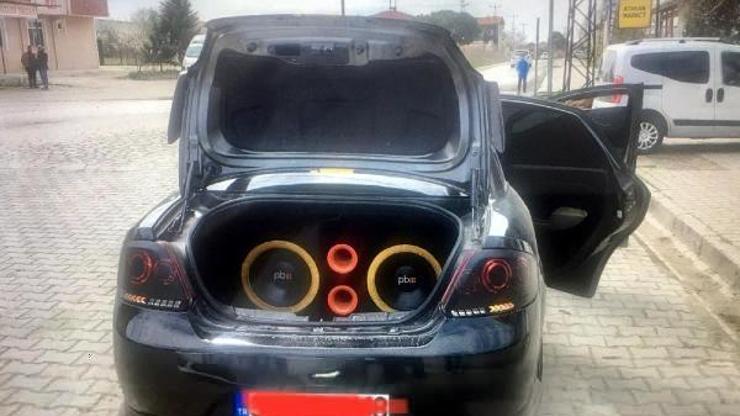 Kapaklıda 33 sürücüye, 22 bin lira yüksek ses cezası