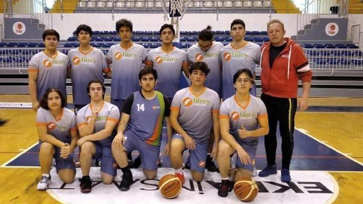 Birey lise basketbol takımı Antalya ikincisi