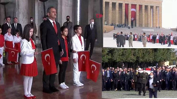 23 Nisan tekrar sokaklarda İlk tören Anıtkabirde
