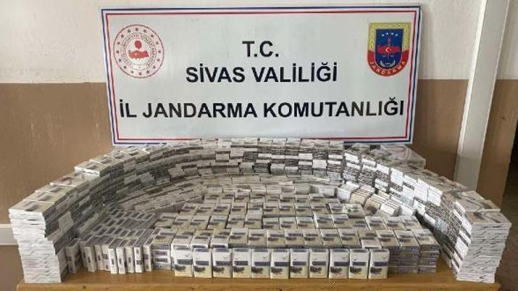 Jandarmadan kaçak sigara operasyonu