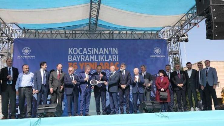 Kocasinan Belediyesi araç filosuna 36 yeni araç ekledi