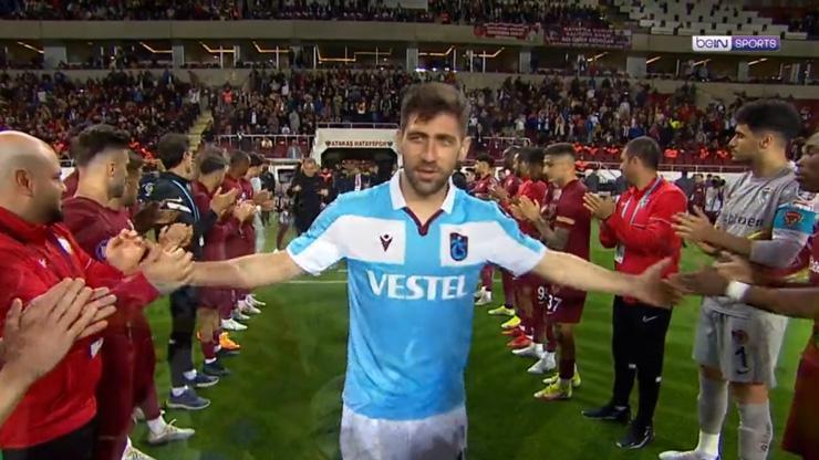Son dakika... Hatayspordan Şampiyon Trabzonspora alkış