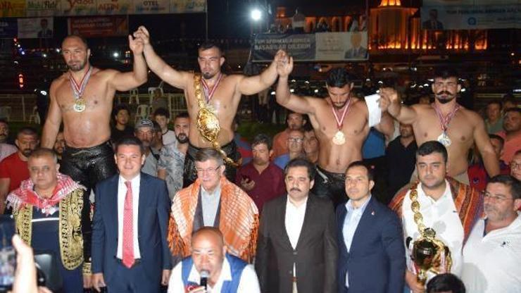 Kumlucanın başpehlivanı Yusuf Can Zeybek