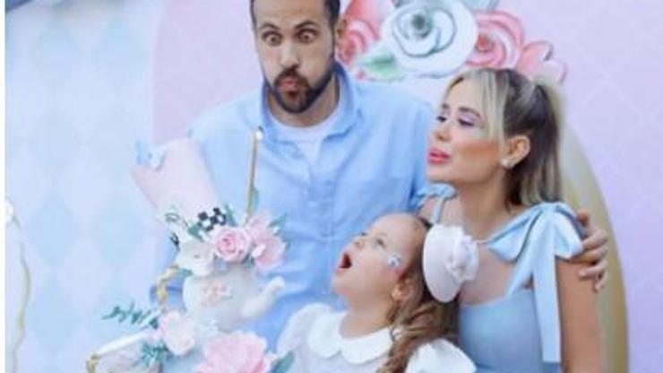 Seda-Ümit Erdim çiftinin kızları Ses dört yaşında