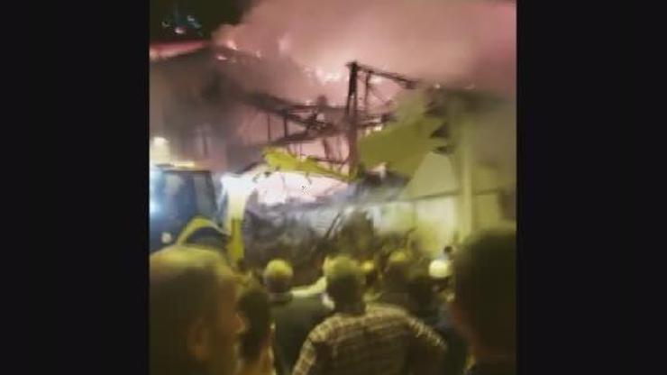 Amasya’da korkutan yangın