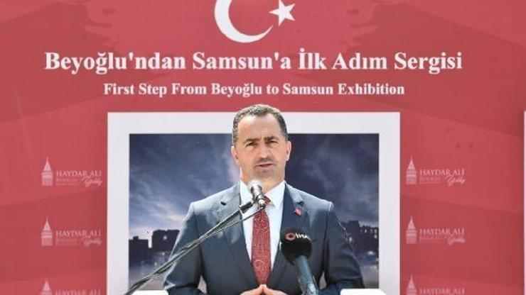 İstiklal Caddesi’nde “Beyoğlu’ndan Samsun’a İlk Adım Sergisi” açıldı