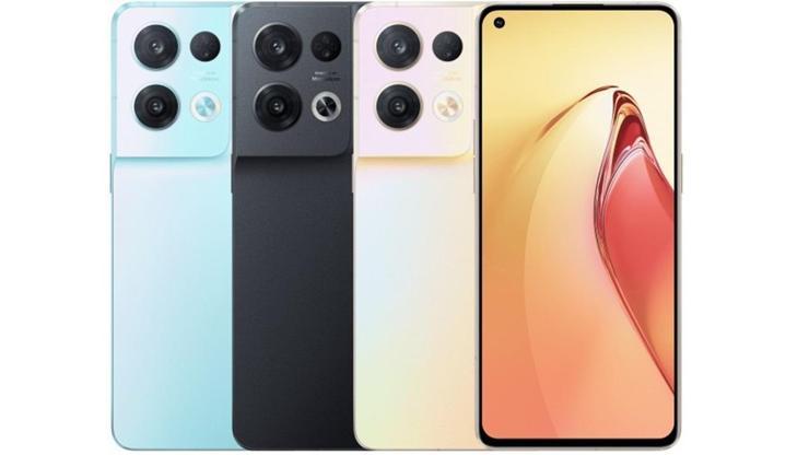 Oppo Reno 8 üç farklı alternatifle geliyor
